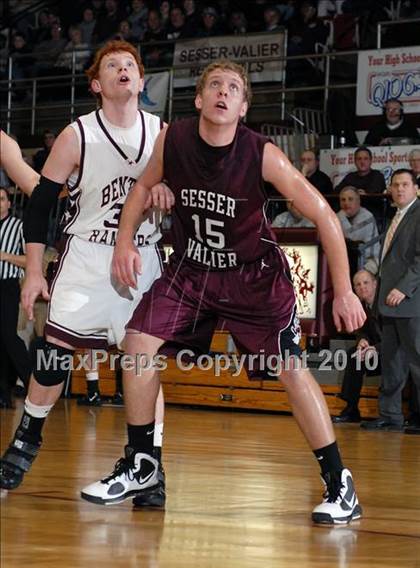 Thumbnail 2 in Sesser-Valier vs. Benton (Benton Invitational Tournament) photogallery.
