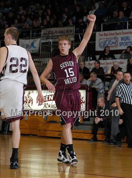 Thumbnail 3 in Sesser-Valier vs. Benton (Benton Invitational Tournament) photogallery.