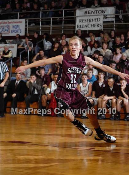 Thumbnail 3 in Sesser-Valier vs. Benton (Benton Invitational Tournament) photogallery.