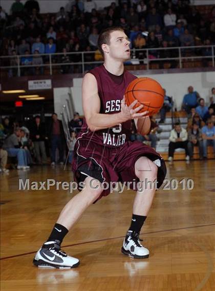 Thumbnail 1 in Sesser-Valier vs. Benton (Benton Invitational Tournament) photogallery.