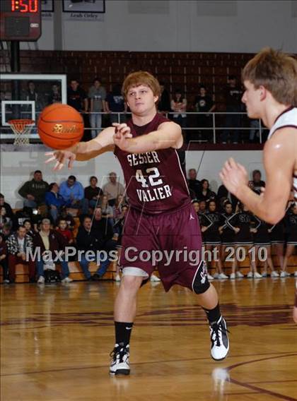 Thumbnail 2 in Sesser-Valier vs. Benton (Benton Invitational Tournament) photogallery.