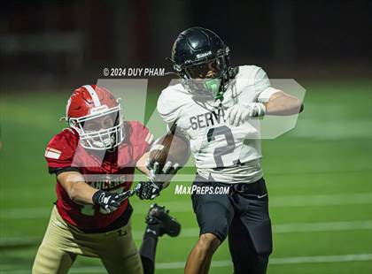 Thumbnail 3 in Servite vs. Orange Lutheran photogallery.