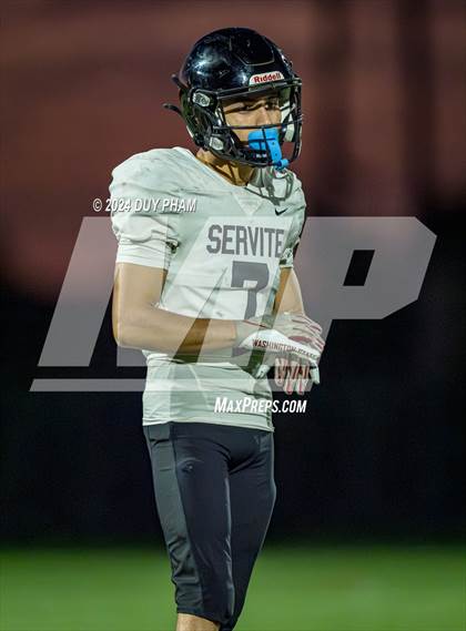 Thumbnail 1 in Servite vs. Orange Lutheran photogallery.