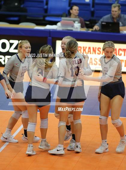 Thumbnail 3 in Mansfield vs. Conway Christian (AAA 2A Final) photogallery.