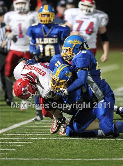 Thumbnail 1 in Alden vs. Hornell (NYSPHSAA Class B Quarterfinal) photogallery.