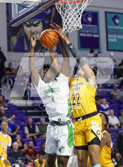 Thumbnail 2 in Life Christian Academy vs Tampa Catholic (City of Palms Classic) photogallery.