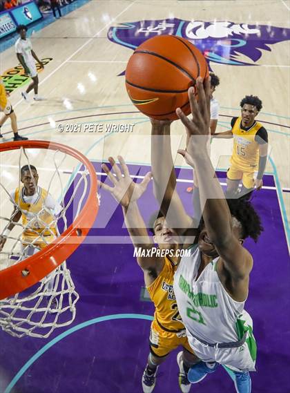 Thumbnail 3 in Life Christian Academy vs Tampa Catholic (City of Palms Classic) photogallery.