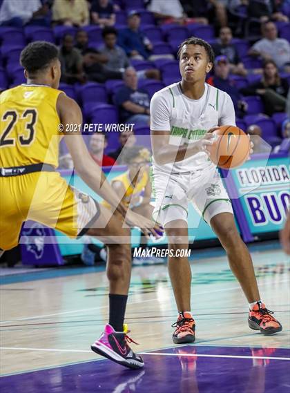 Thumbnail 2 in Life Christian Academy vs Tampa Catholic (City of Palms Classic) photogallery.