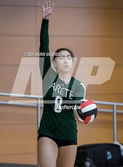 Thumbnail 1 in Wickenburg vs. Arete Prep (EPIC Tournament Chandler Prep Invite)  photogallery.