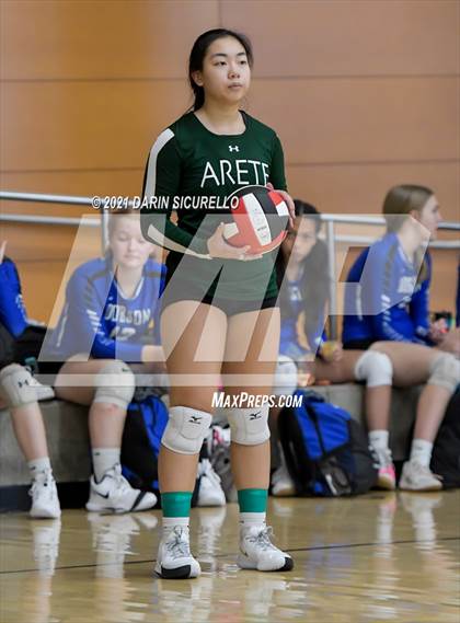 Thumbnail 3 in Wickenburg vs. Arete Prep (EPIC Tournament Chandler Prep Invite)  photogallery.