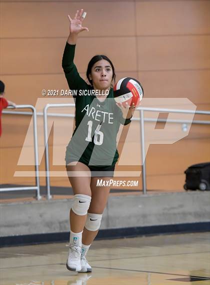 Thumbnail 2 in Wickenburg vs. Arete Prep (EPIC Tournament Chandler Prep Invite)  photogallery.