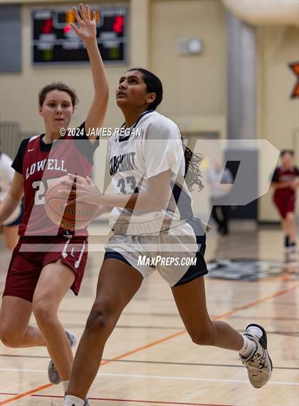 Thumbnail 1 in Calmont vs Lowell (Lady Bearcats Tournament at San Mateo) photogallery.