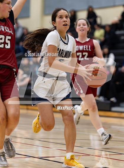 Thumbnail 3 in Calmont vs Lowell (Lady Bearcats Tournament at San Mateo) photogallery.