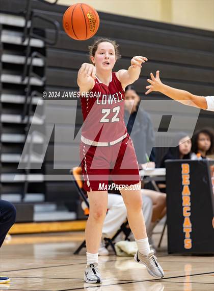 Thumbnail 3 in Calmont vs Lowell (Lady Bearcats Tournament at San Mateo) photogallery.