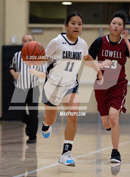 Thumbnail 1 in Calmont vs Lowell (Lady Bearcats Tournament at San Mateo) photogallery.