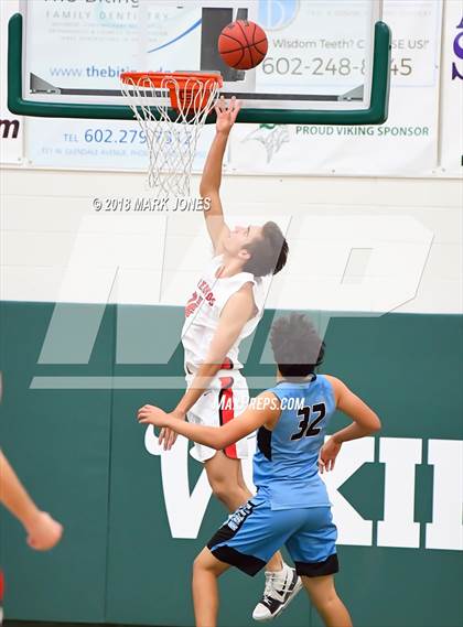 Thumbnail 1 in Estrella Foothills vs. Chaparral (Sunnyslope Hoopsgiving Tournament)  photogallery.