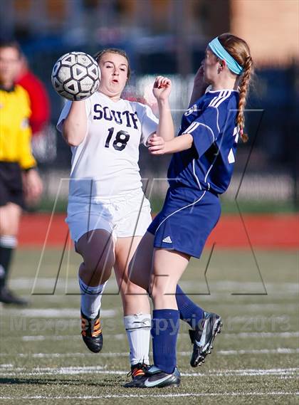 Thumbnail 2 in St. Pius X vs Lutheran South (Lutheran South Tournament) photogallery.
