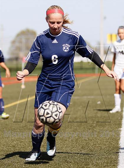 Thumbnail 3 in St. Pius X vs Lutheran South (Lutheran South Tournament) photogallery.