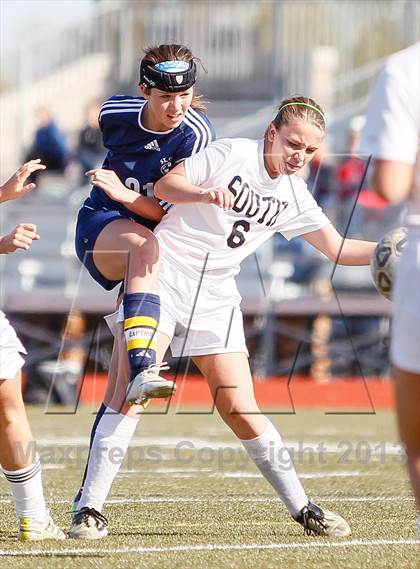 Thumbnail 3 in St. Pius X vs Lutheran South (Lutheran South Tournament) photogallery.