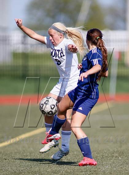 Thumbnail 2 in St. Pius X vs Lutheran South (Lutheran South Tournament) photogallery.