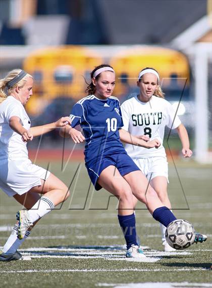 Thumbnail 3 in St. Pius X vs Lutheran South (Lutheran South Tournament) photogallery.