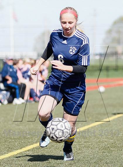 Thumbnail 1 in St. Pius X vs Lutheran South (Lutheran South Tournament) photogallery.