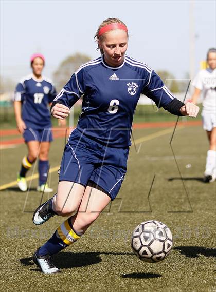 Thumbnail 1 in St. Pius X vs Lutheran South (Lutheran South Tournament) photogallery.