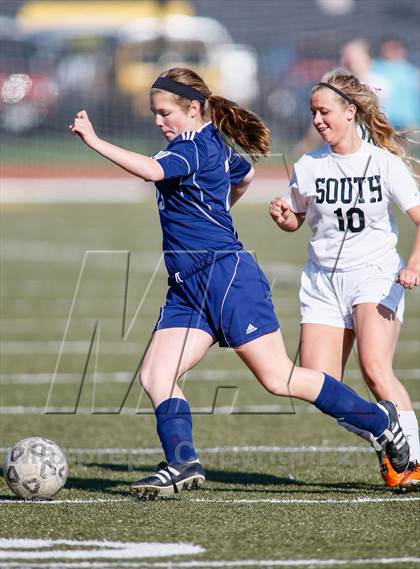 Thumbnail 2 in St. Pius X vs Lutheran South (Lutheran South Tournament) photogallery.