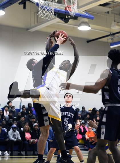 Thumbnail 1 in Hewlett Vs Roosevelt  (Section 8 Class A Round 2 Playoff) photogallery.