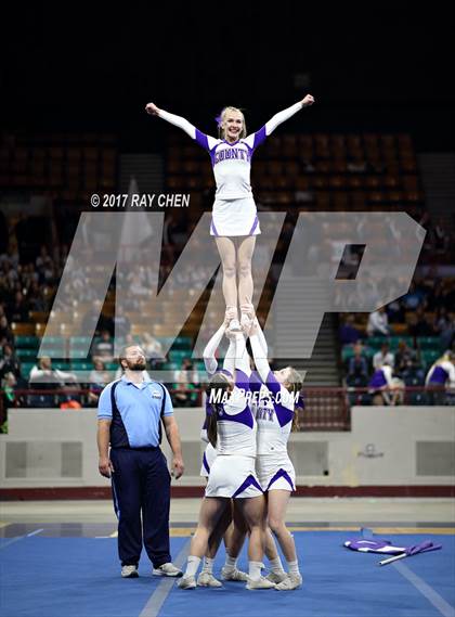 Thumbnail 3 in CHSAA Spirit Championships (Cheer) photogallery.