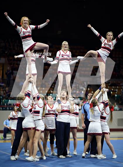 Thumbnail 3 in CHSAA Spirit Championships (Cheer) photogallery.
