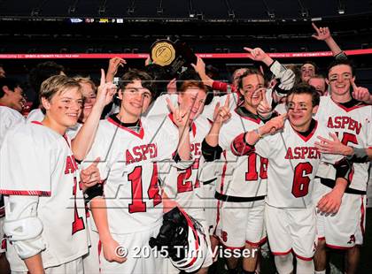Thumbnail 2 in Aspen vs. Valor Christian (CHSAA 4A Final) photogallery.