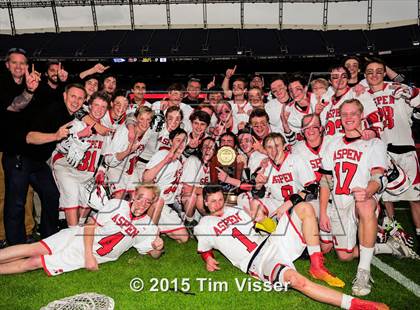 Thumbnail 1 in Aspen vs. Valor Christian (CHSAA 4A Final) photogallery.