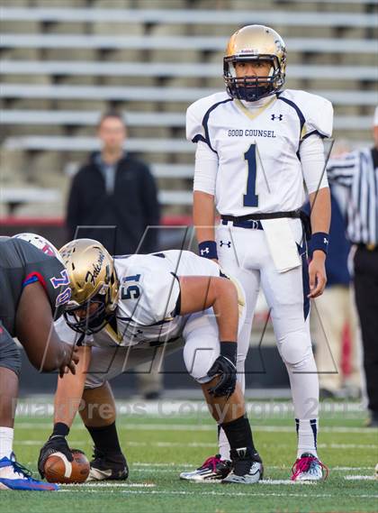 Thumbnail 2 in Our Lady of Good Counsel vs DeMatha (WCAC Semifinal) photogallery.
