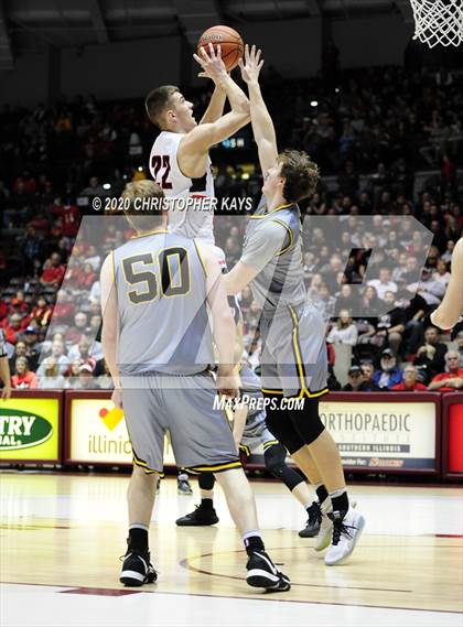 Thumbnail 2 in Central A & M vs. Goreville (IHSA 1A Super-Sectional) photogallery.
