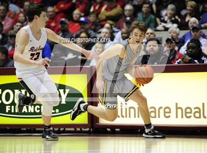 Thumbnail 3 in Central A & M vs. Goreville (IHSA 1A Super-Sectional) photogallery.