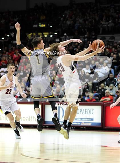 Thumbnail 2 in Central A & M vs. Goreville (IHSA 1A Super-Sectional) photogallery.
