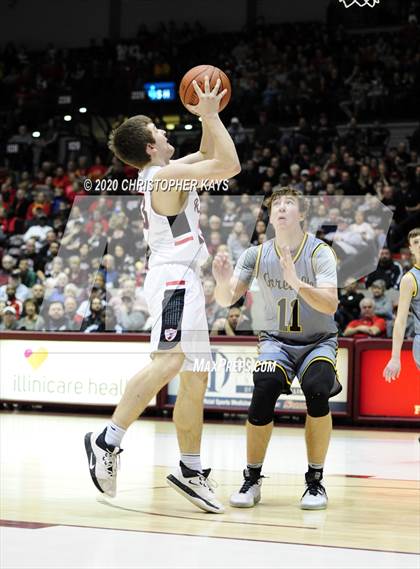 Thumbnail 1 in Central A & M vs. Goreville (IHSA 1A Super-Sectional) photogallery.