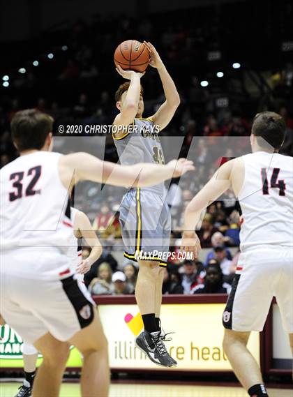 Thumbnail 1 in Central A & M vs. Goreville (IHSA 1A Super-Sectional) photogallery.
