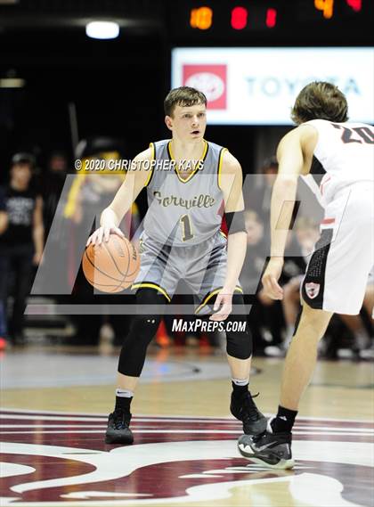Thumbnail 1 in Central A & M vs. Goreville (IHSA 1A Super-Sectional) photogallery.