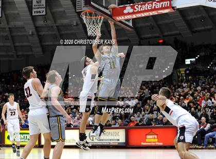 Thumbnail 1 in Central A & M vs. Goreville (IHSA 1A Super-Sectional) photogallery.