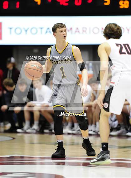 Thumbnail 3 in Central A & M vs. Goreville (IHSA 1A Super-Sectional) photogallery.