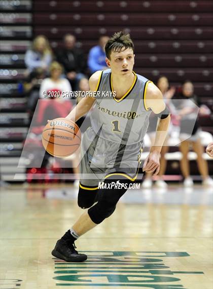 Thumbnail 1 in Central A & M vs. Goreville (IHSA 1A Super-Sectional) photogallery.