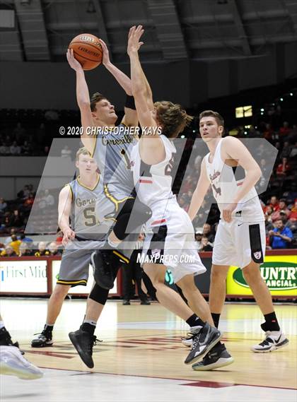 Thumbnail 1 in Central A & M vs. Goreville (IHSA 1A Super-Sectional) photogallery.