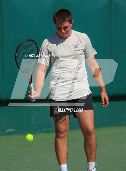 Thumbnail 2 in Centennial vs Abilene Wylie (UIL 5A Tennis Finals) photogallery.