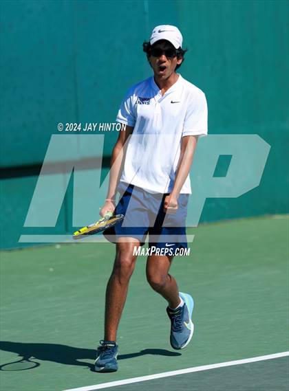Thumbnail 3 in Centennial vs Abilene Wylie (UIL 5A Tennis Finals) photogallery.