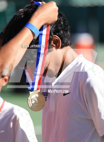 Thumbnail 3 in Centennial vs Abilene Wylie (UIL 5A Tennis Finals) photogallery.