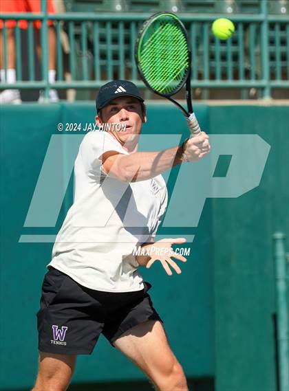 Thumbnail 3 in Centennial vs Abilene Wylie (UIL 5A Tennis Finals) photogallery.