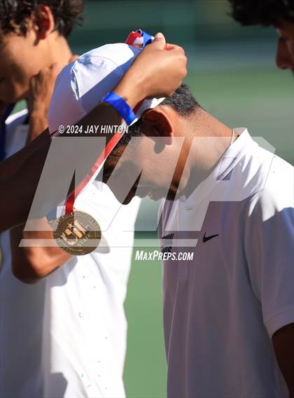 Thumbnail 2 in Centennial vs Abilene Wylie (UIL 5A Tennis Finals) photogallery.