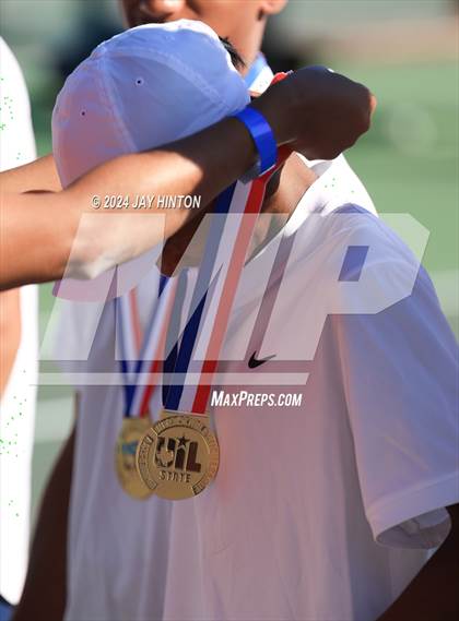 Thumbnail 2 in Centennial vs Abilene Wylie (UIL 5A Tennis Finals) photogallery.
